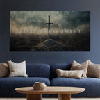 Seize the Moment | Warrior Faith Canvas Print