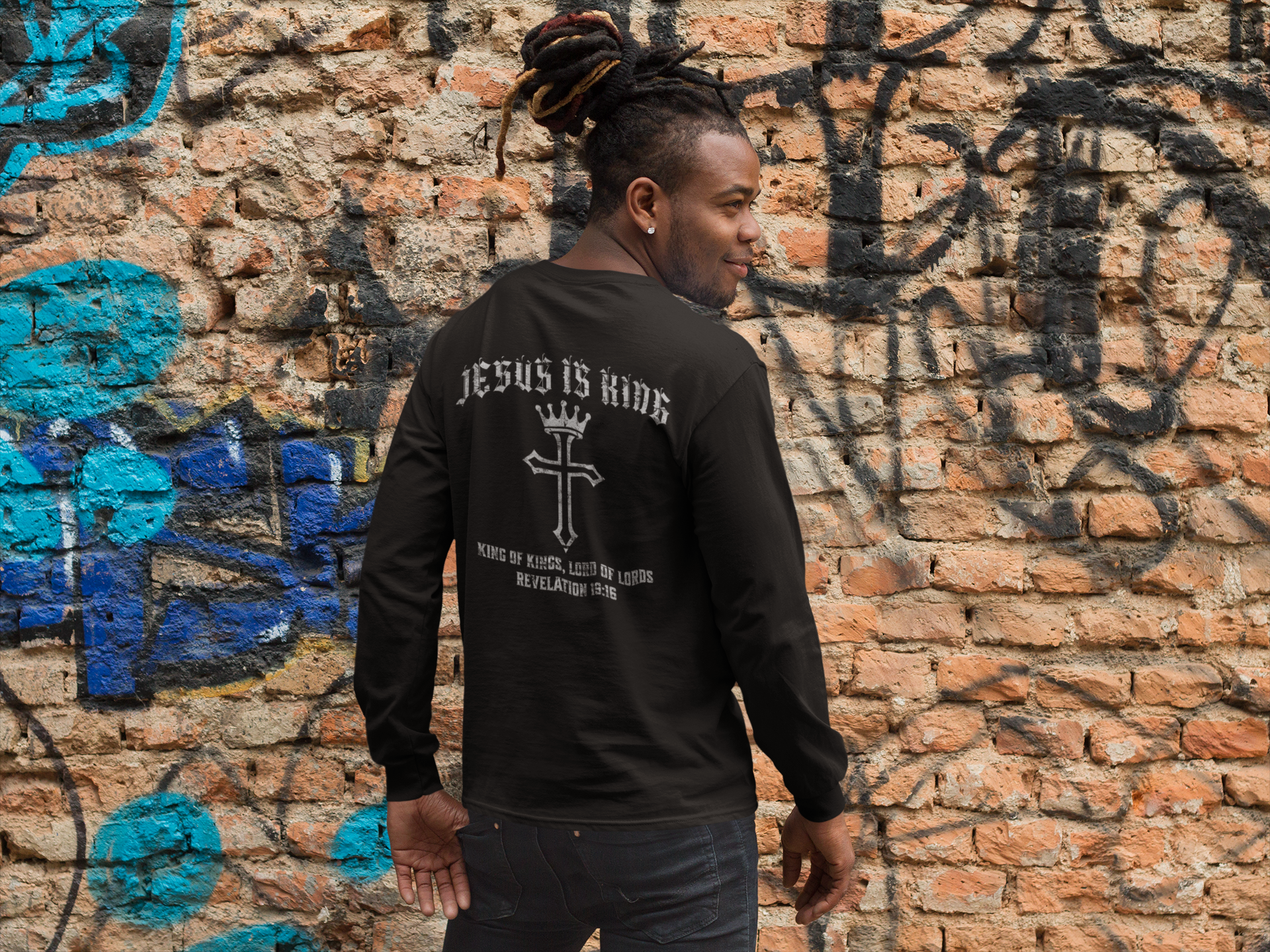 Jesus is King Long Sleeve Shirt