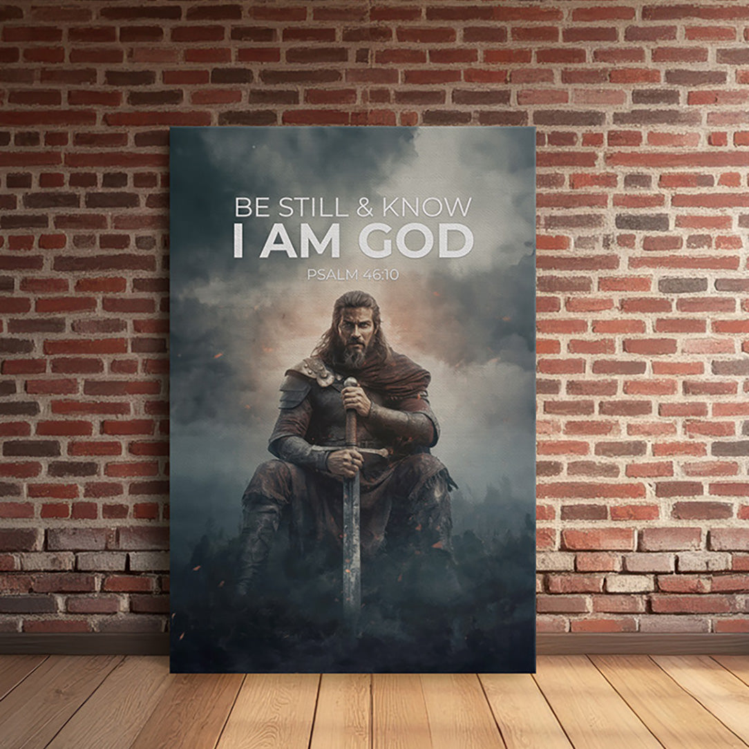 Be Still & Know I Am God Canvas Print