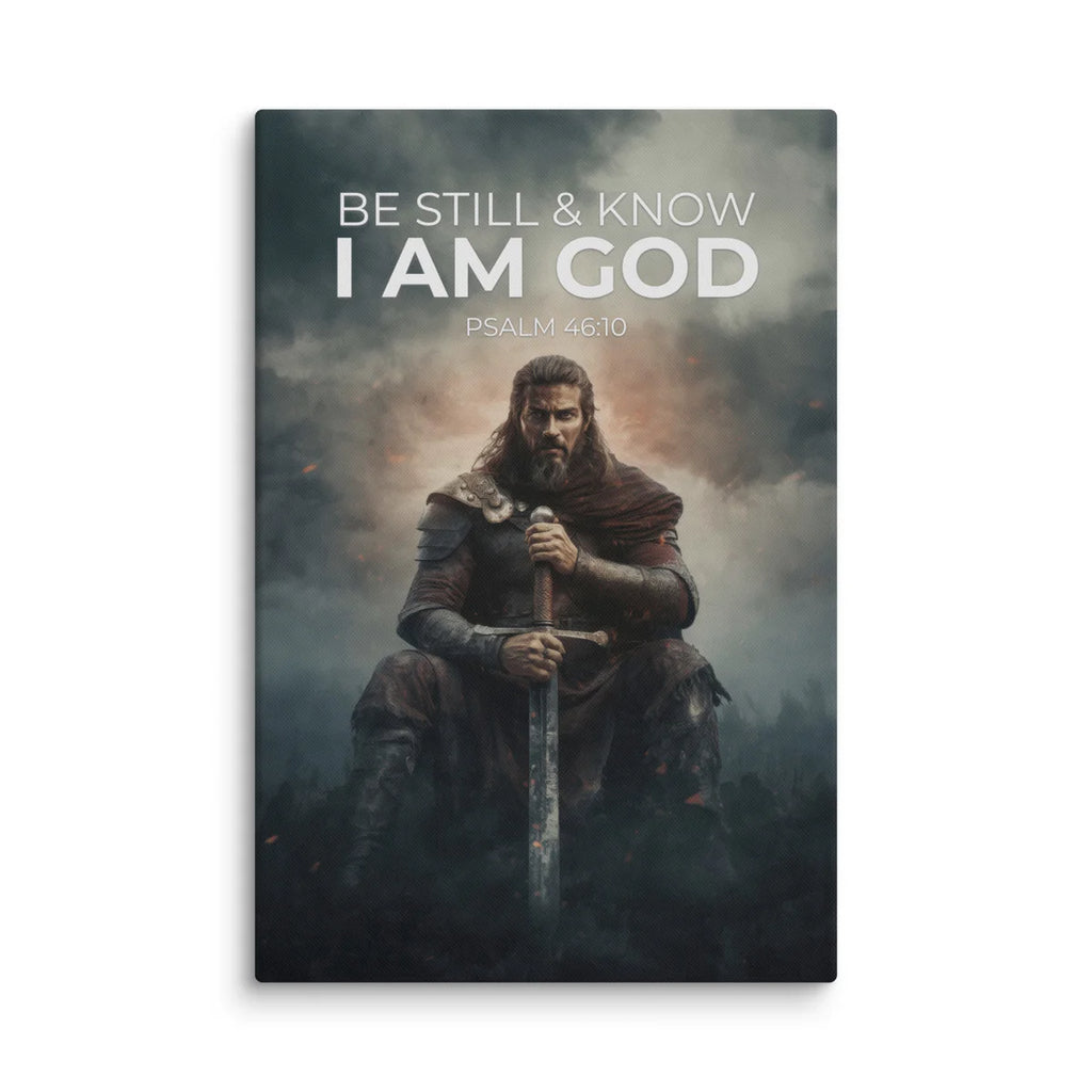 Be Still & Know I Am God Canvas Print