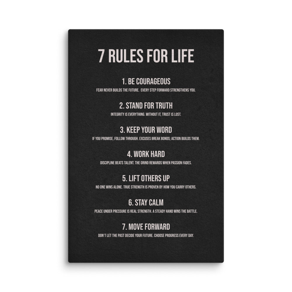 7 Rules For Life
