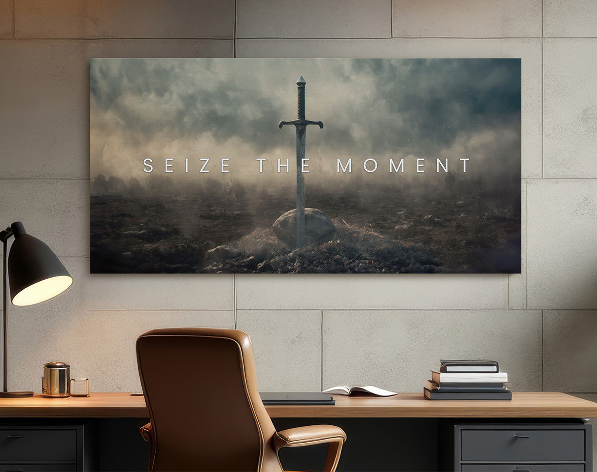 Seize the Moment | Warrior Faith Canvas Print