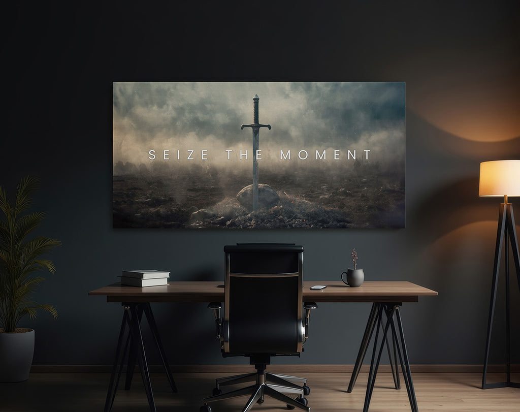 Seize the Moment | Warrior Faith Canvas Print